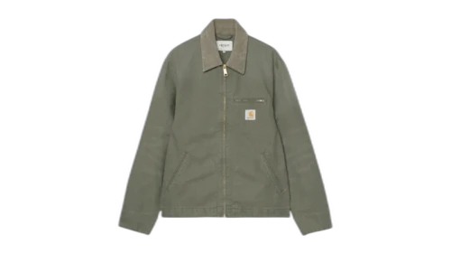 Carhartt WIP Detroit Jacket Stone Canvas Green